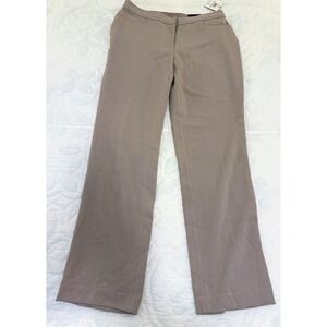 Rafaellasportswear Curvy Slim Leg Wm Sz 12 Sandstone Dress Pant NWT